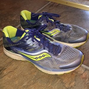 Women’s Saucony Ride 10 Green/Purple